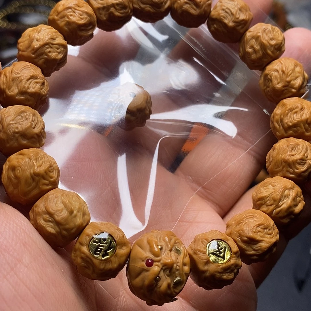 猴头核桃手串全品13-14龙蛇之变53号