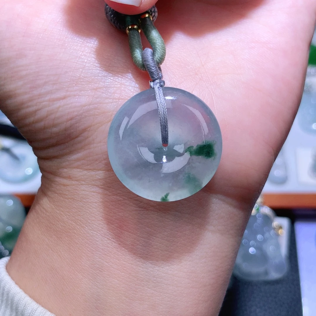 颈饰未镶嵌翡翠扣子