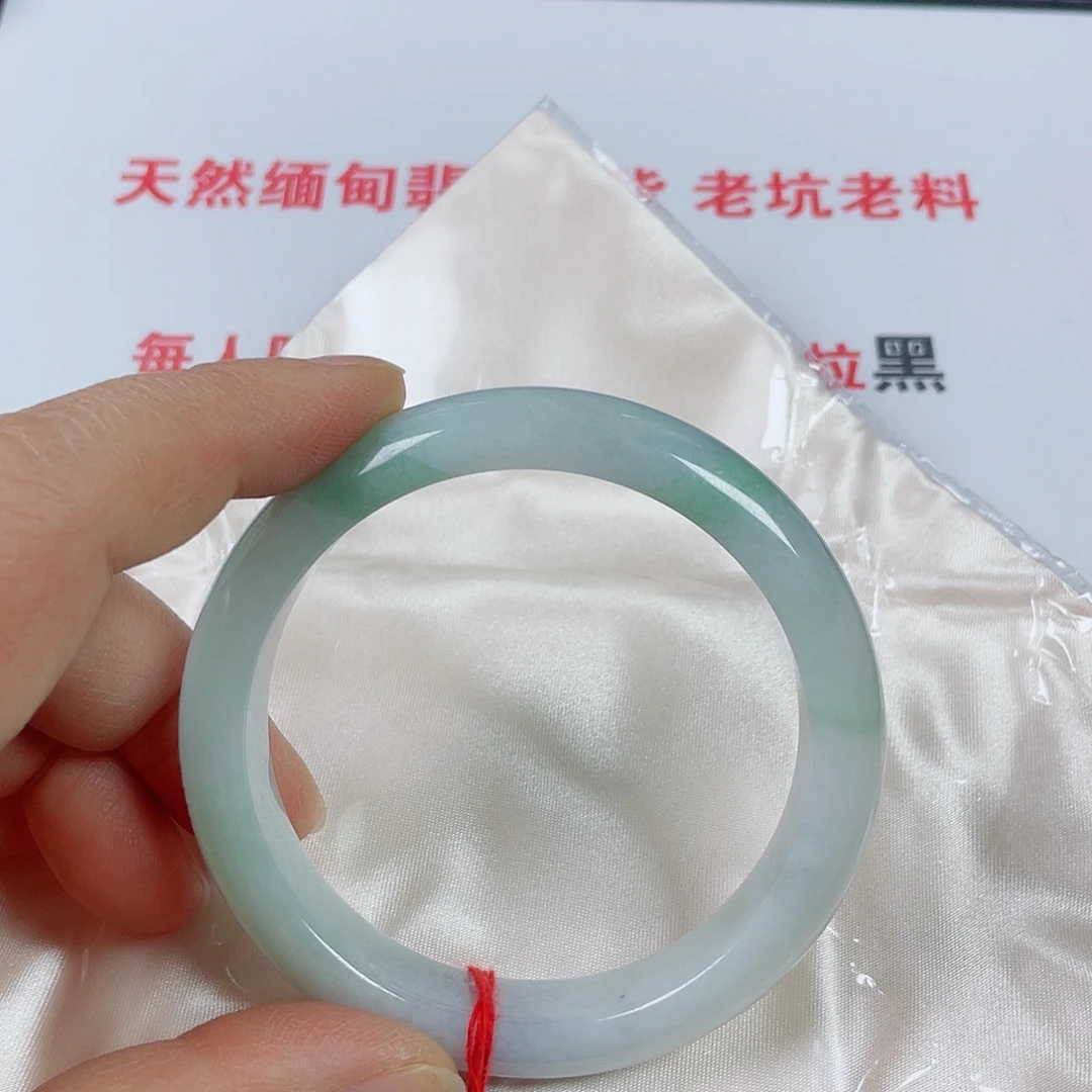 翡翠未镶嵌手镯天然翡翠手镯59