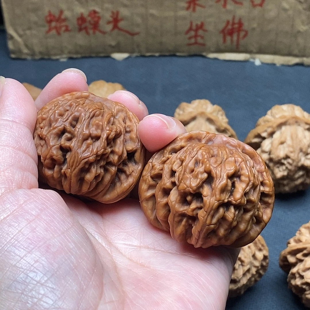 把件文玩核桃四座楼