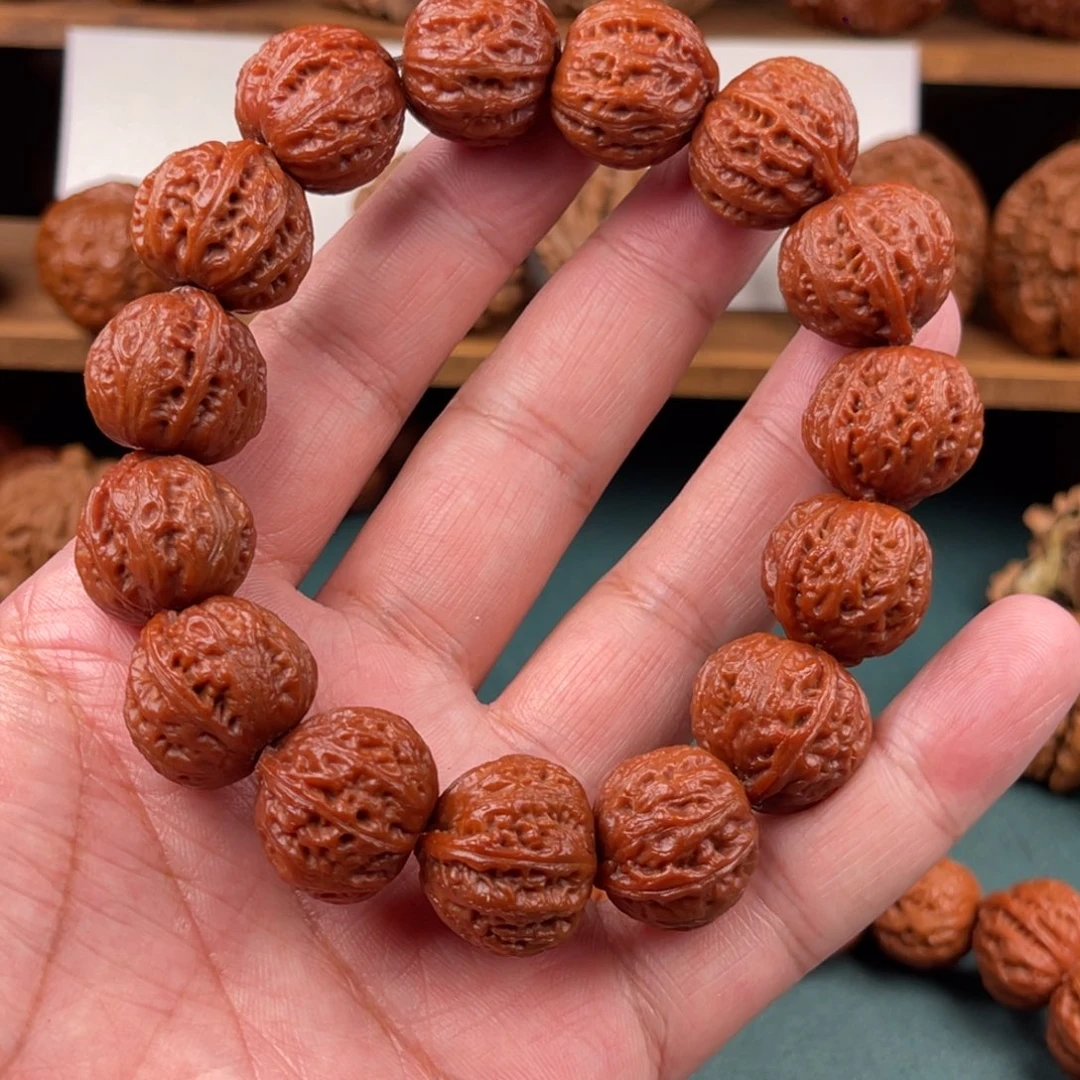 淡***辉把件文玩核桃文玩手串门头沟京八棱18