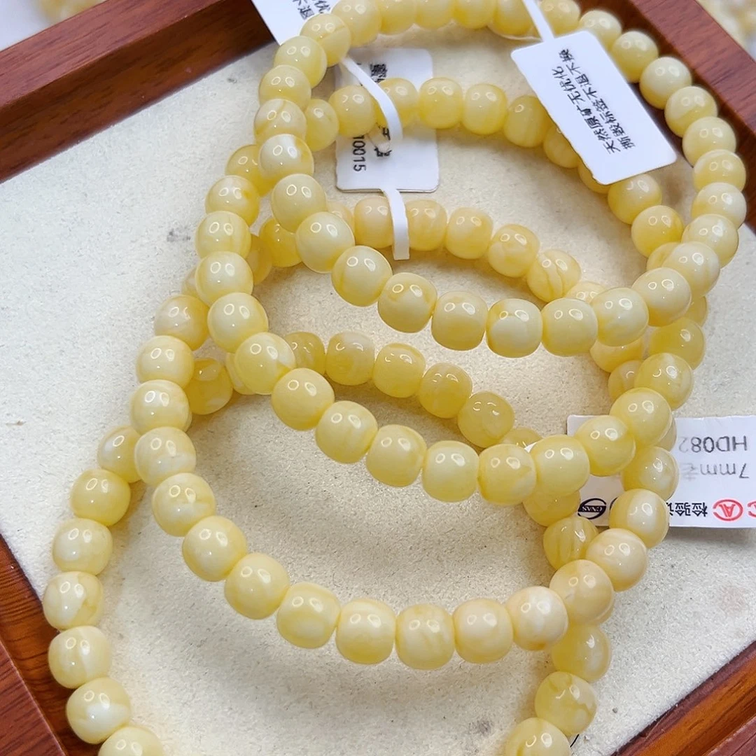 手链琥珀未镶嵌7.2mm老型手串/多样性发一