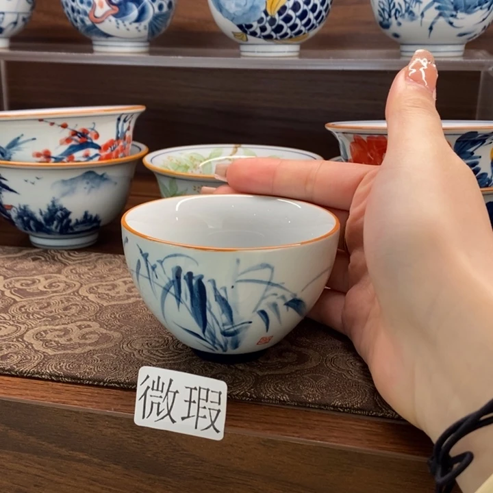 釉下老陶泥手工绘制