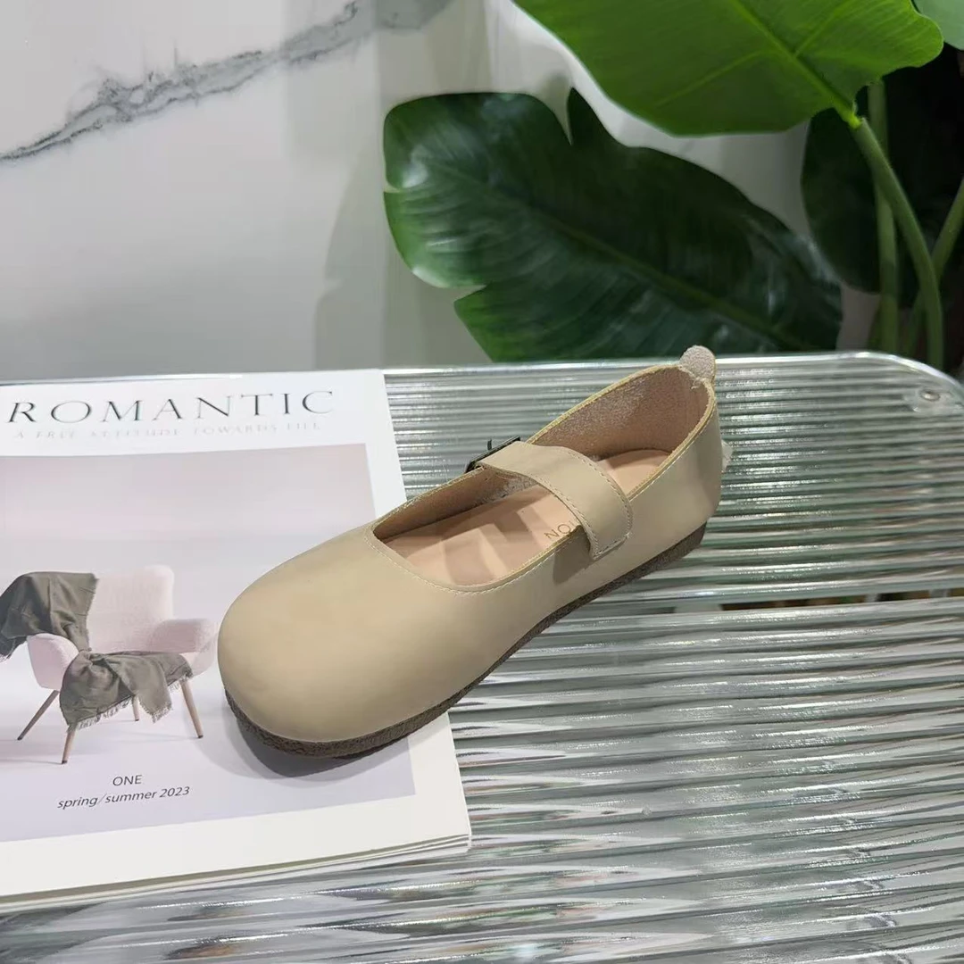 秋休闲款法式女新款百搭软底豆豆鞋单鞋9006-3