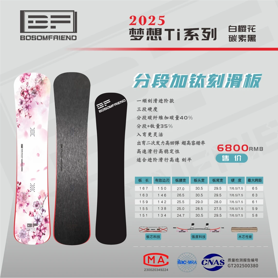 BF 分段加钛刻滑板