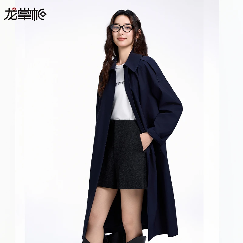 【龙掌柜Ⅴ】25秋季新款时尚中长款气质女士显瘦风衣866007