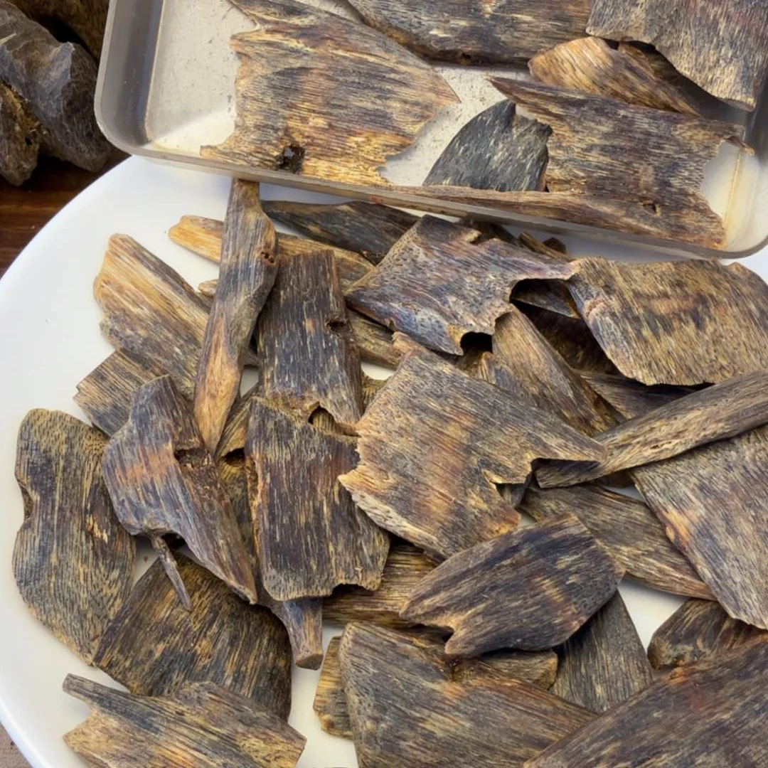 沉香沉香碎屑沉水红骨凹身块料20g