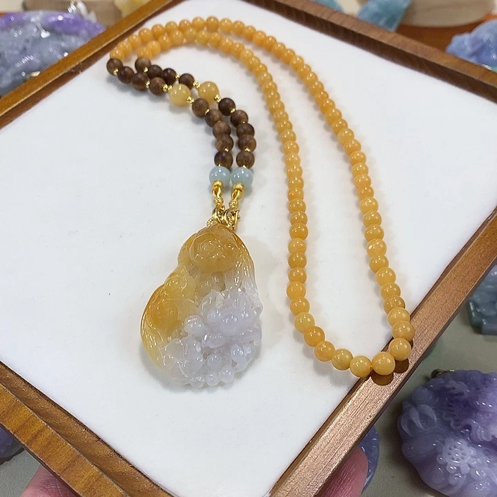 翡翠未镶嵌颈饰翡翠吊坠