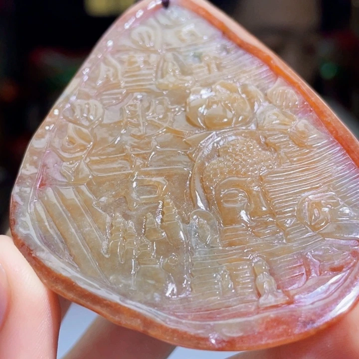 翡翠未镶嵌吊坠(不含链)X71