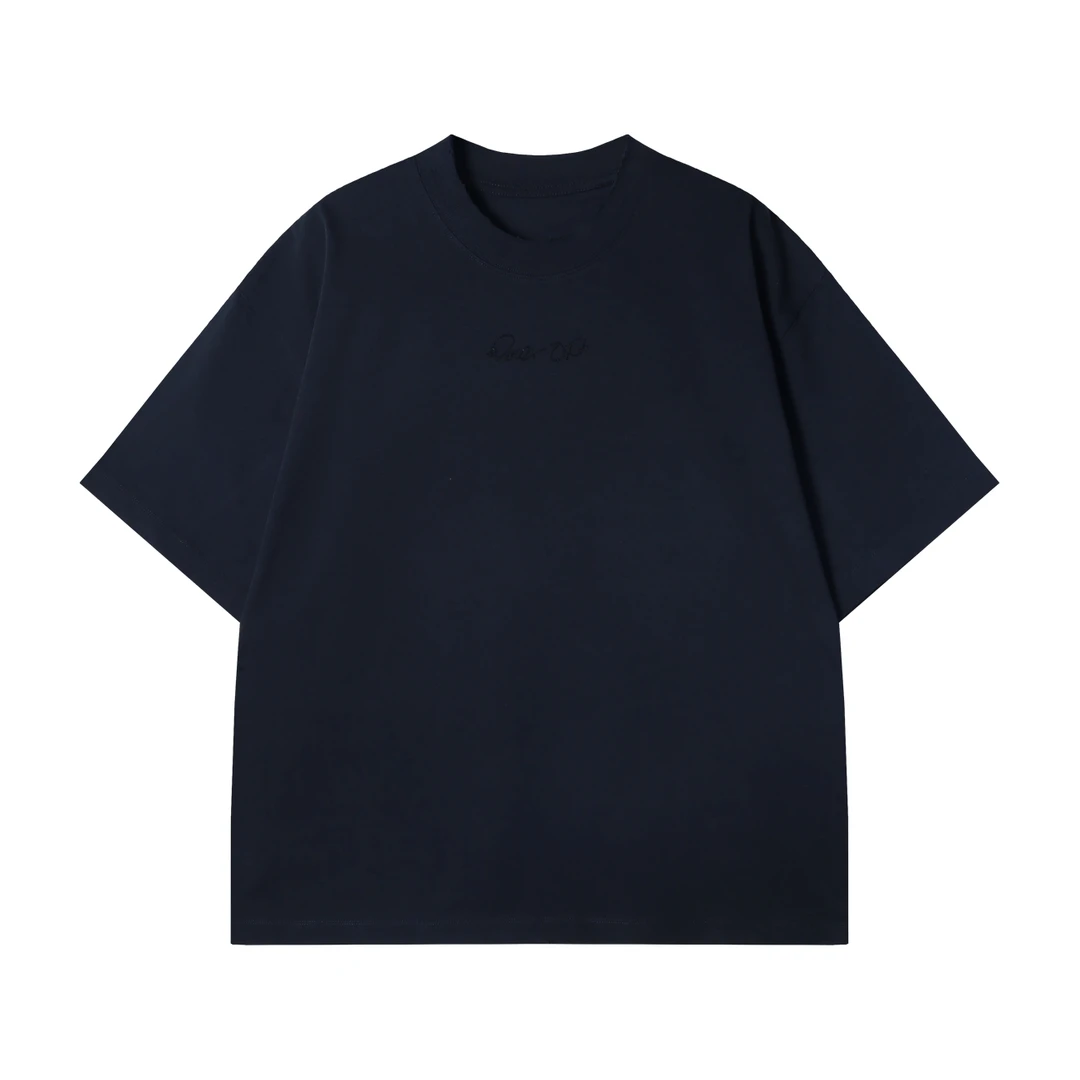 夏季高级感新款美式潮牌人像图片印花圆领短袖T恤痞帅百搭上衣