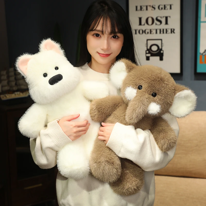 会跑的小狗可爱毛绒狗狗卡通狗狗玩偶西高地