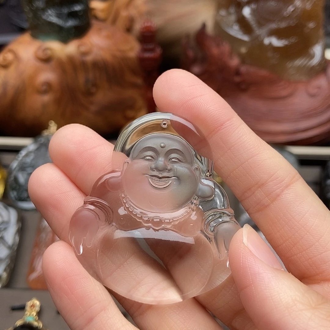 颈饰未镶嵌水晶吊坠