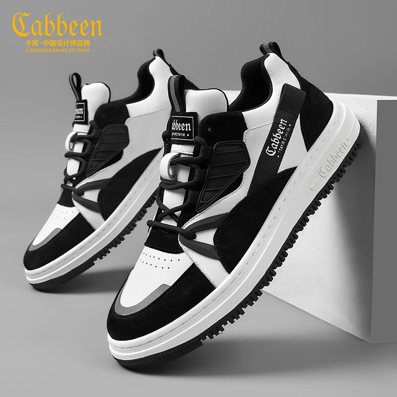 卡宾鞋子男百搭潮鞋冬季新款男生潮牌高级感男鞋韩版潮流休闲板鞋