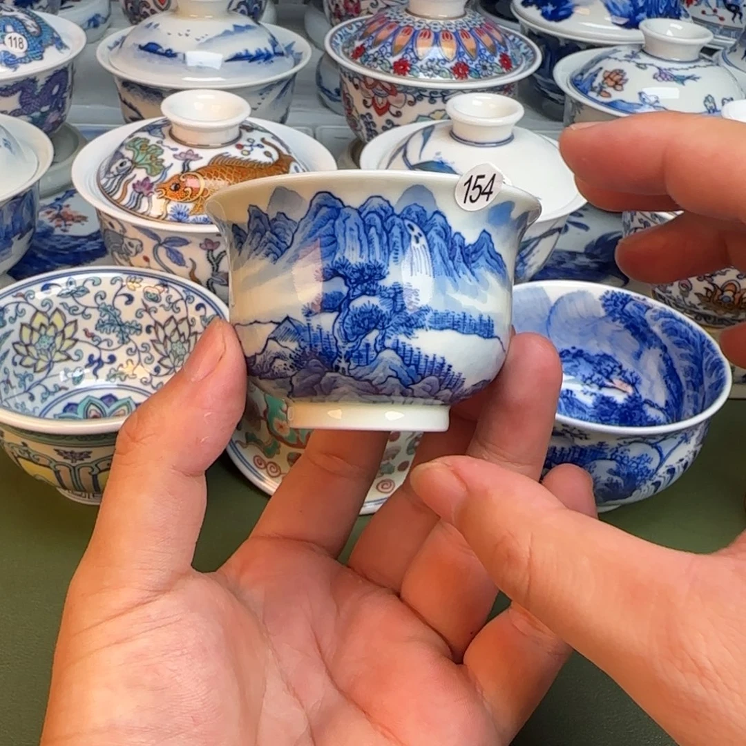 彦祖纯手工手绘茶具154