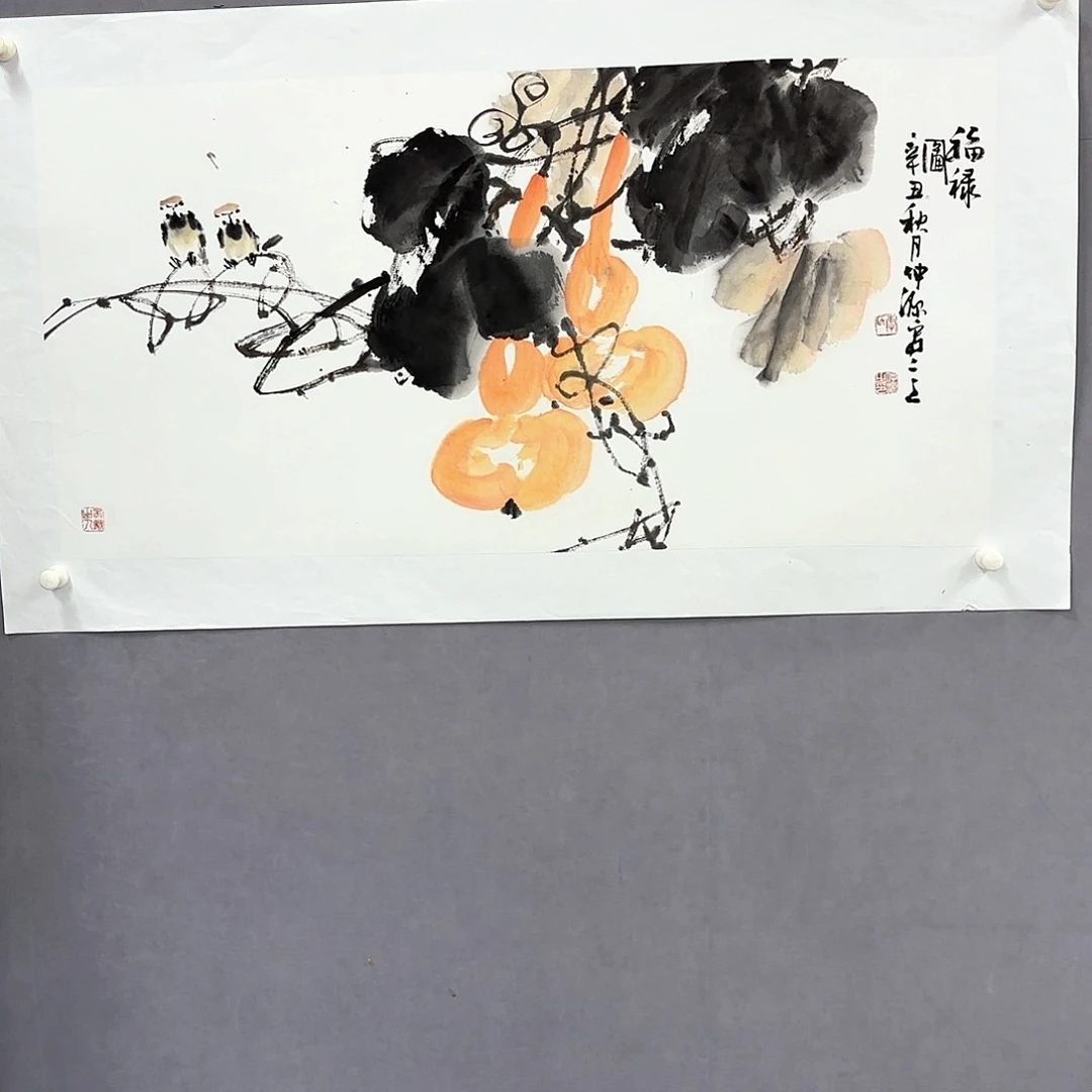 国画艺术家真人手绘