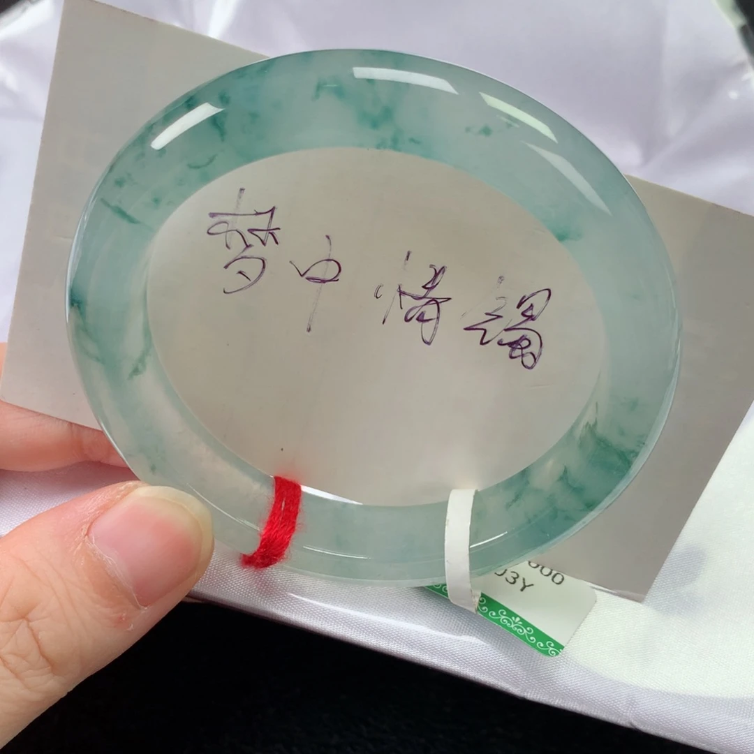 未镶嵌手镯翡翠缅甸天然翡翠手镯54