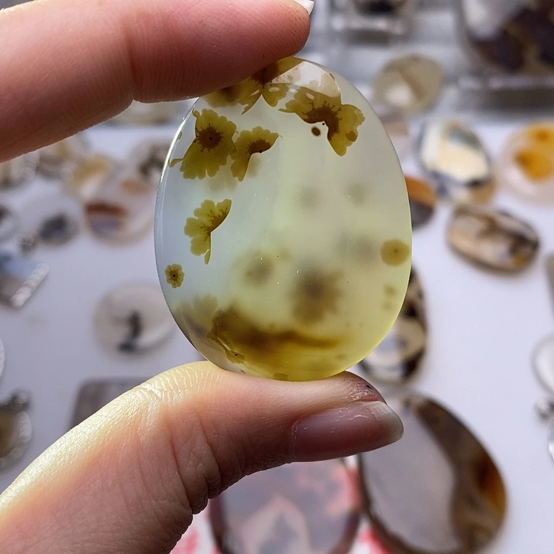 玛瑙/玉髓珠宝奇石未镶嵌梓*