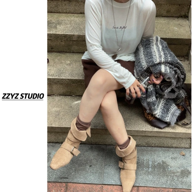 【ZZYZ】“面膜T”早秋薄款莱赛尔羊毛韩系字母印花百搭长袖打底衫T恤