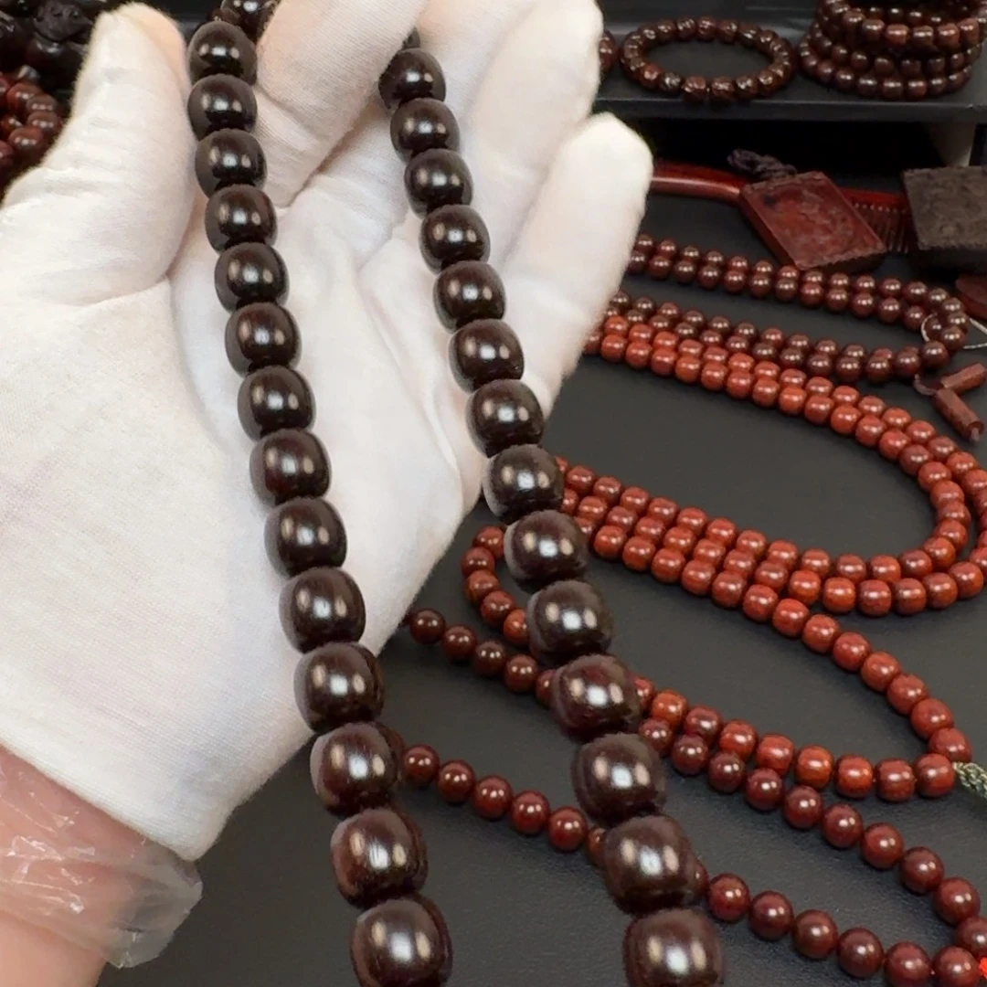 小叶紫檀手串/手链1.1/1.2cm36粒