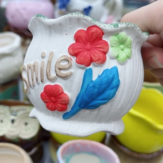 多肉绿植陶瓷花盆9.9包邮