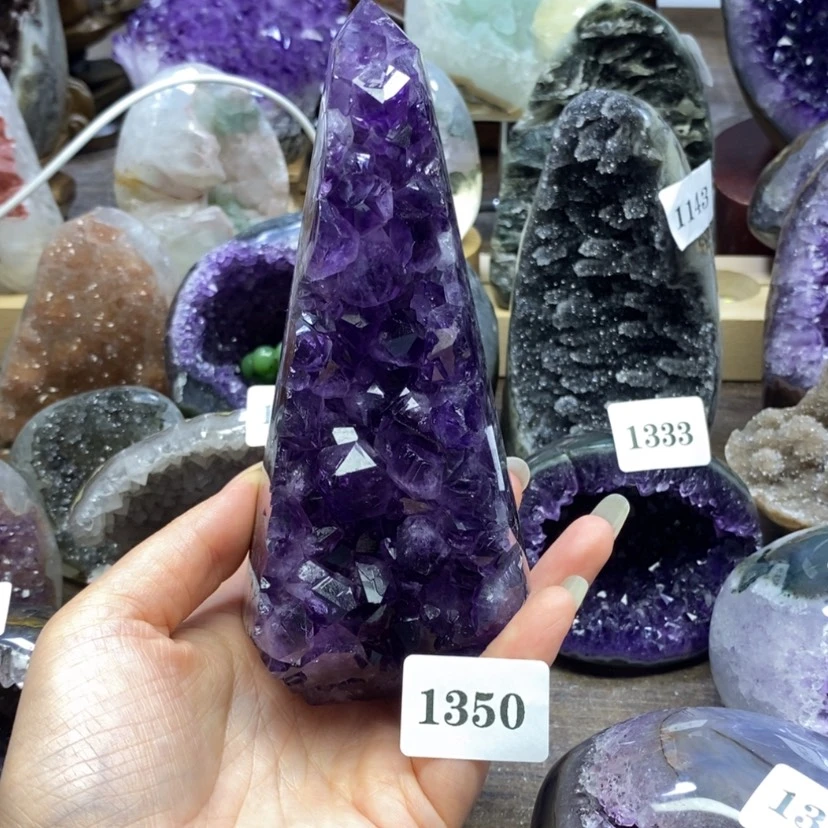 【闪购商品】未镶嵌大型摆件（非配饰）紫晶