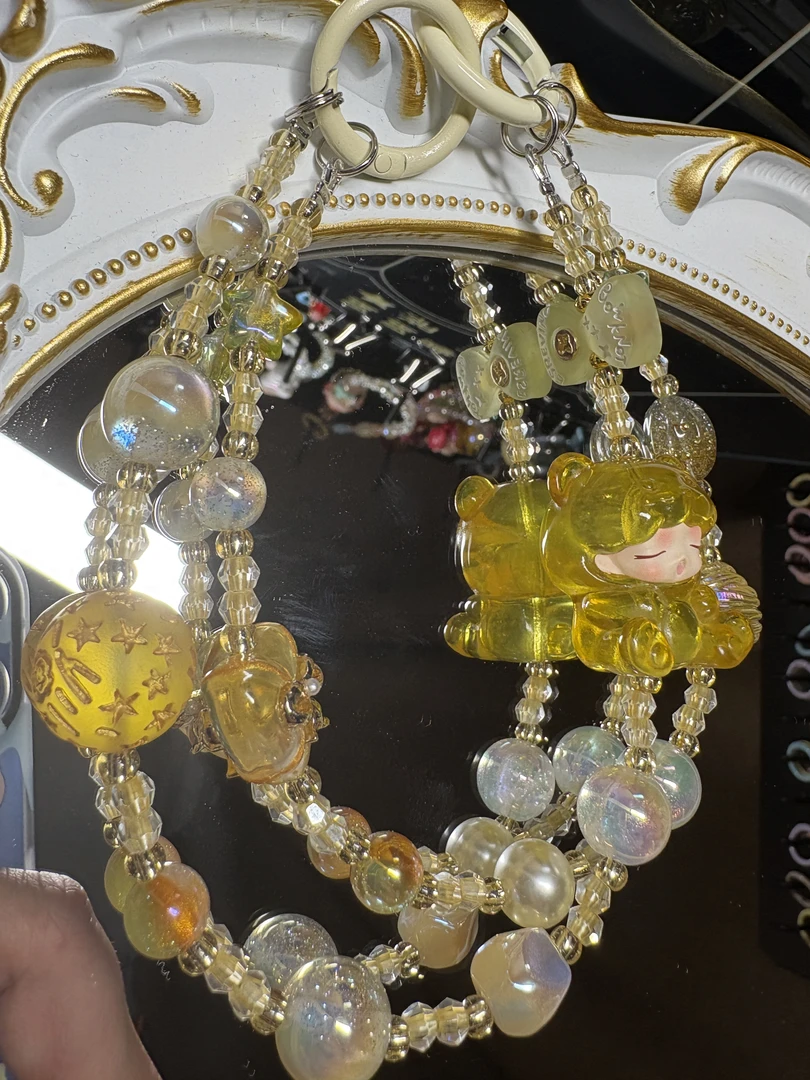 双链条 蒙粒钥匙扣