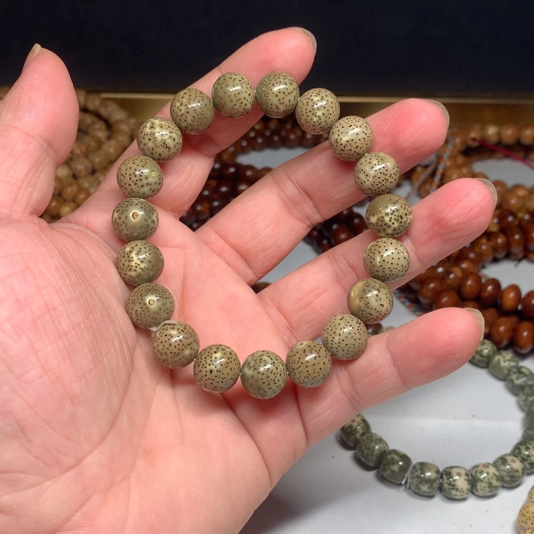 吊坠星月菩提海南原生态12青花帝绿