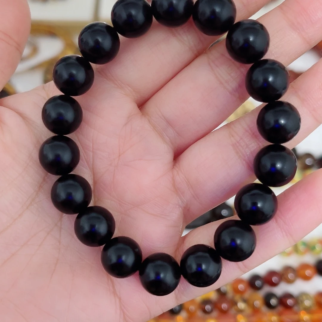 手链琥珀未镶嵌煤精11