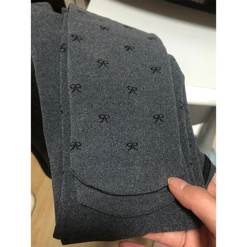 春秋芝麻灰色蝴蝶结连裤袜子女韩版时尚小众性感天鹅绒显瘦灰丝袜