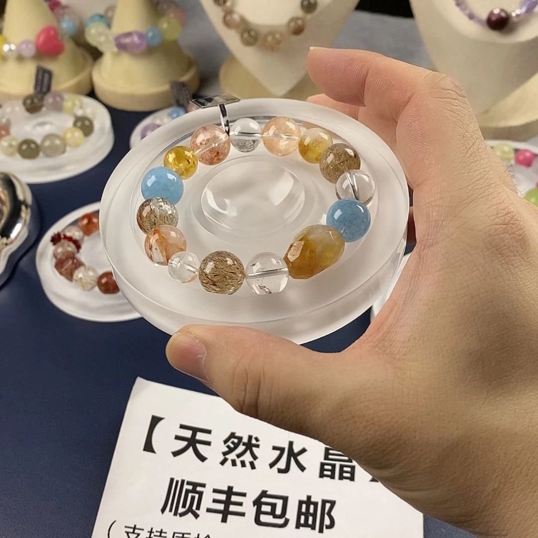 银S925镶嵌手链水晶