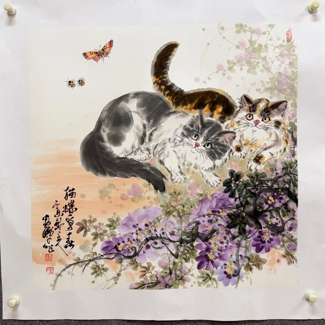 国画娄鹏老师手绘作品