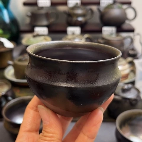 与***】茶盏景德柴烧茶具-纯手工制作