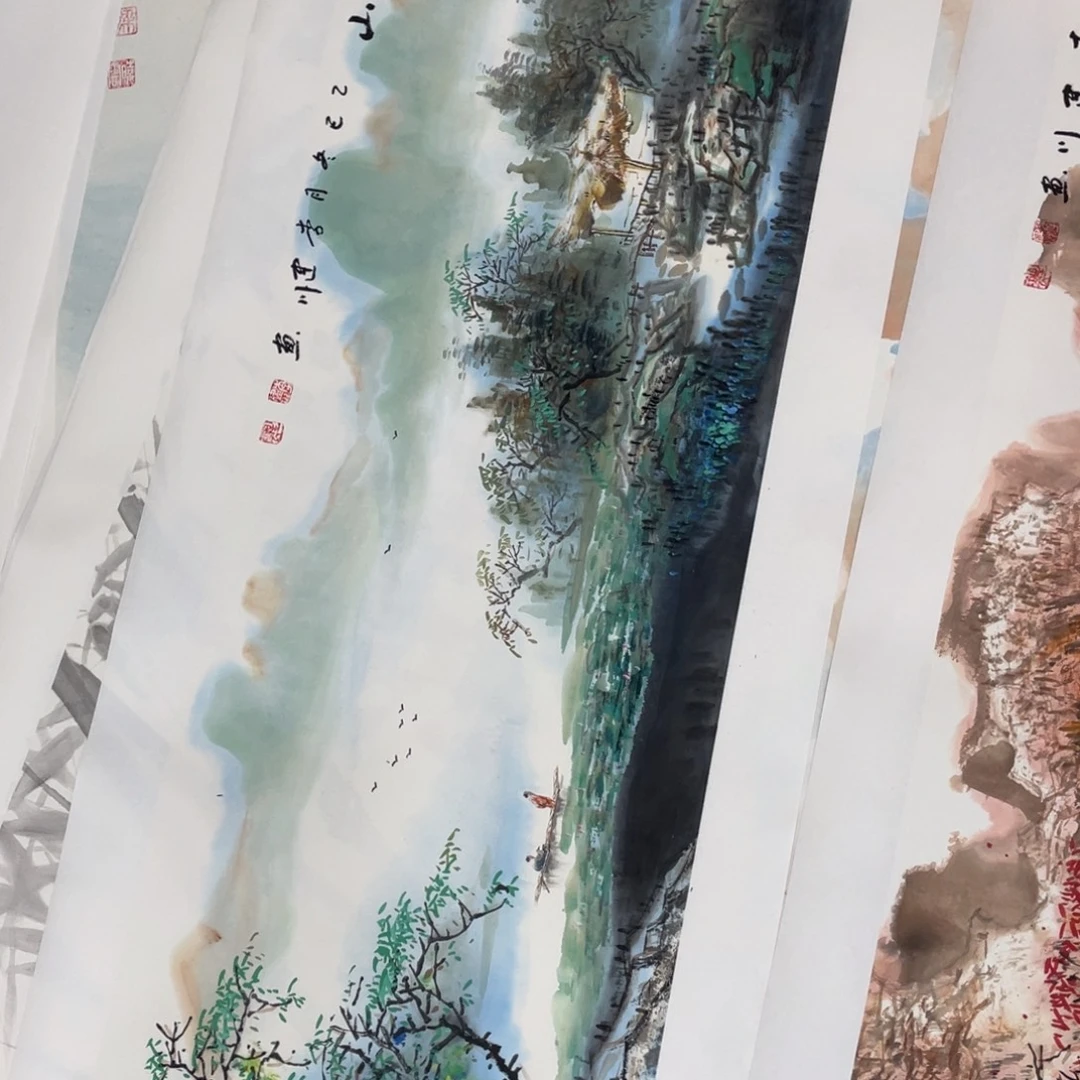 国画李建川老师作品欣赏