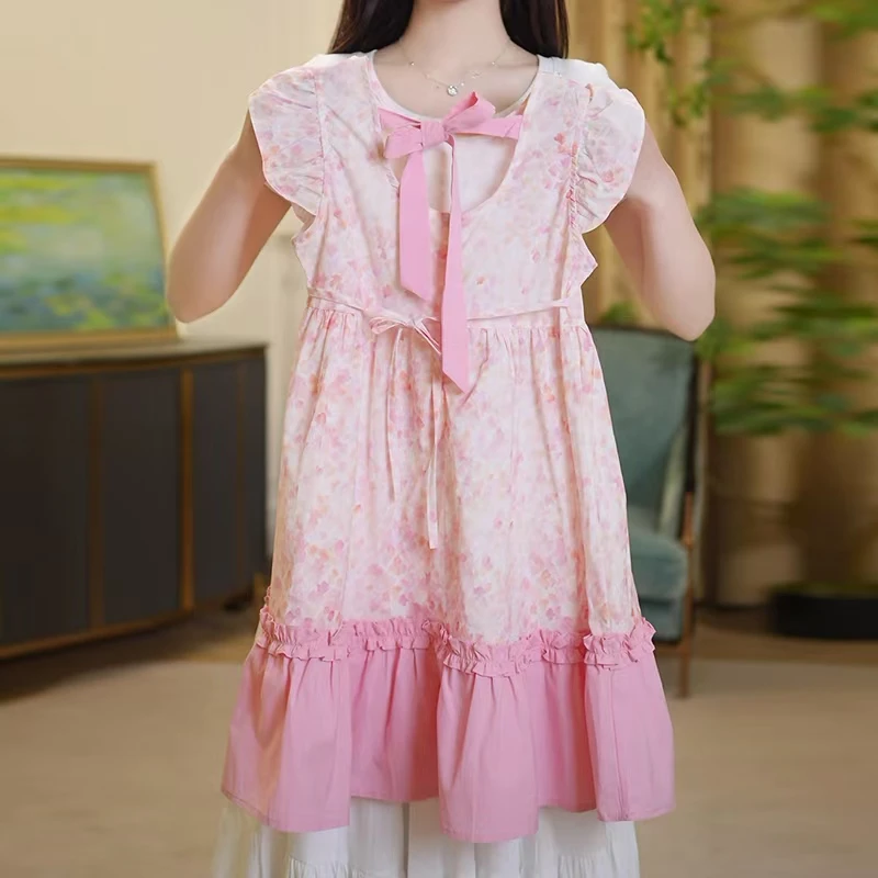 女童连衣裙夏装2025新款洋气童装小女孩裙儿童夏季裙子薄Q62525