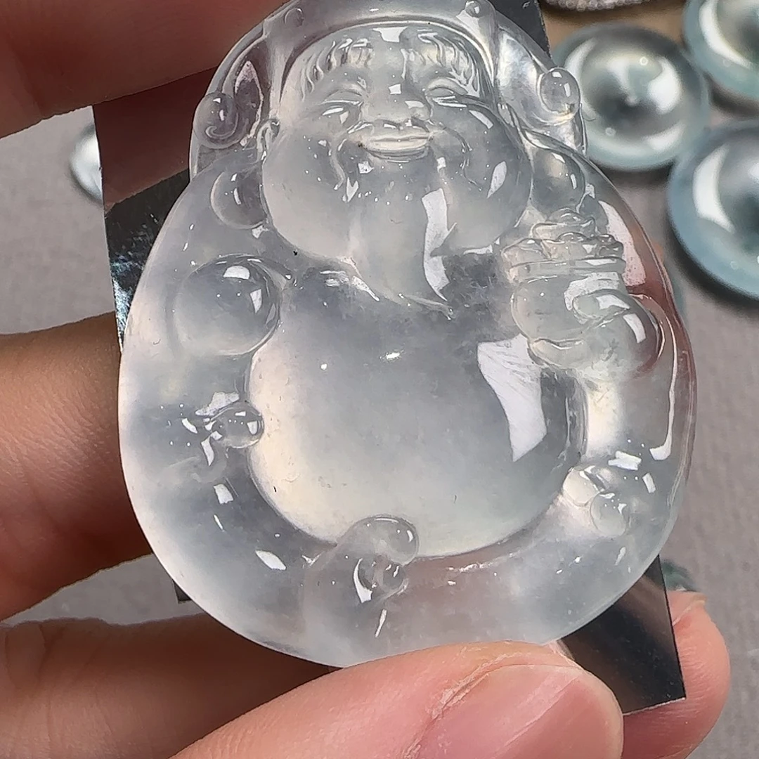 翡翠未镶嵌颈饰