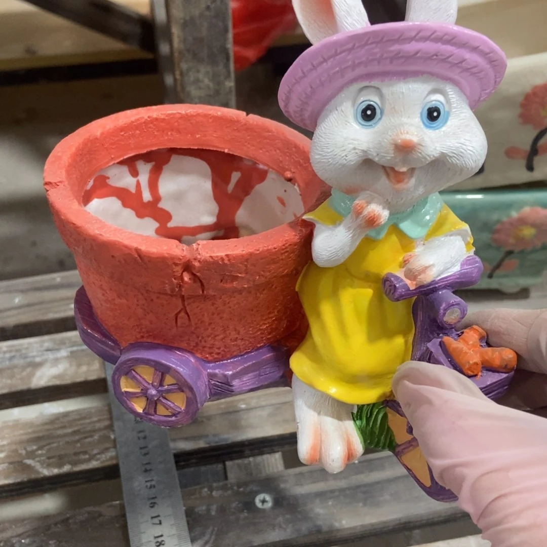 红陶高温陶瓷花盆