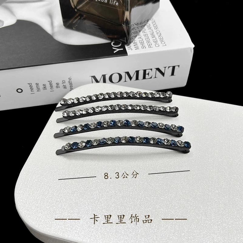 编号2531  大号一字夹8.5厘米碎发夹两只装