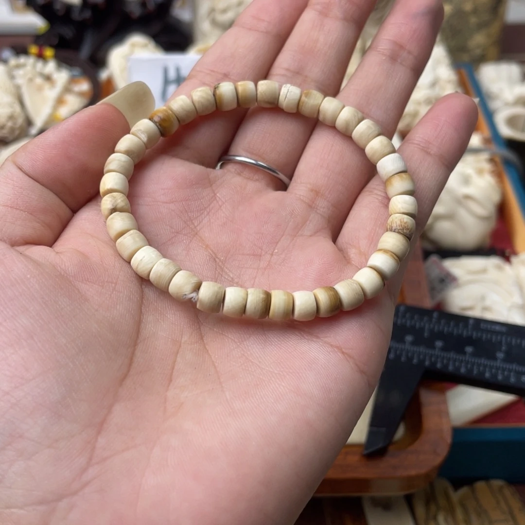 手串/手链/手镯猛犸象牙有瑕特价6*5手串