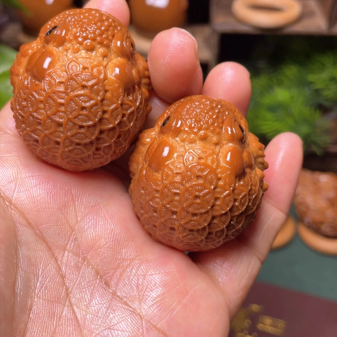 手串/手链橄榄核金币金蟾37一对