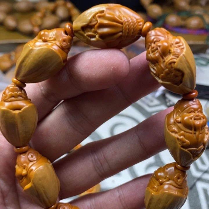 橄榄核手串/手链橄榄核雕工艺手串