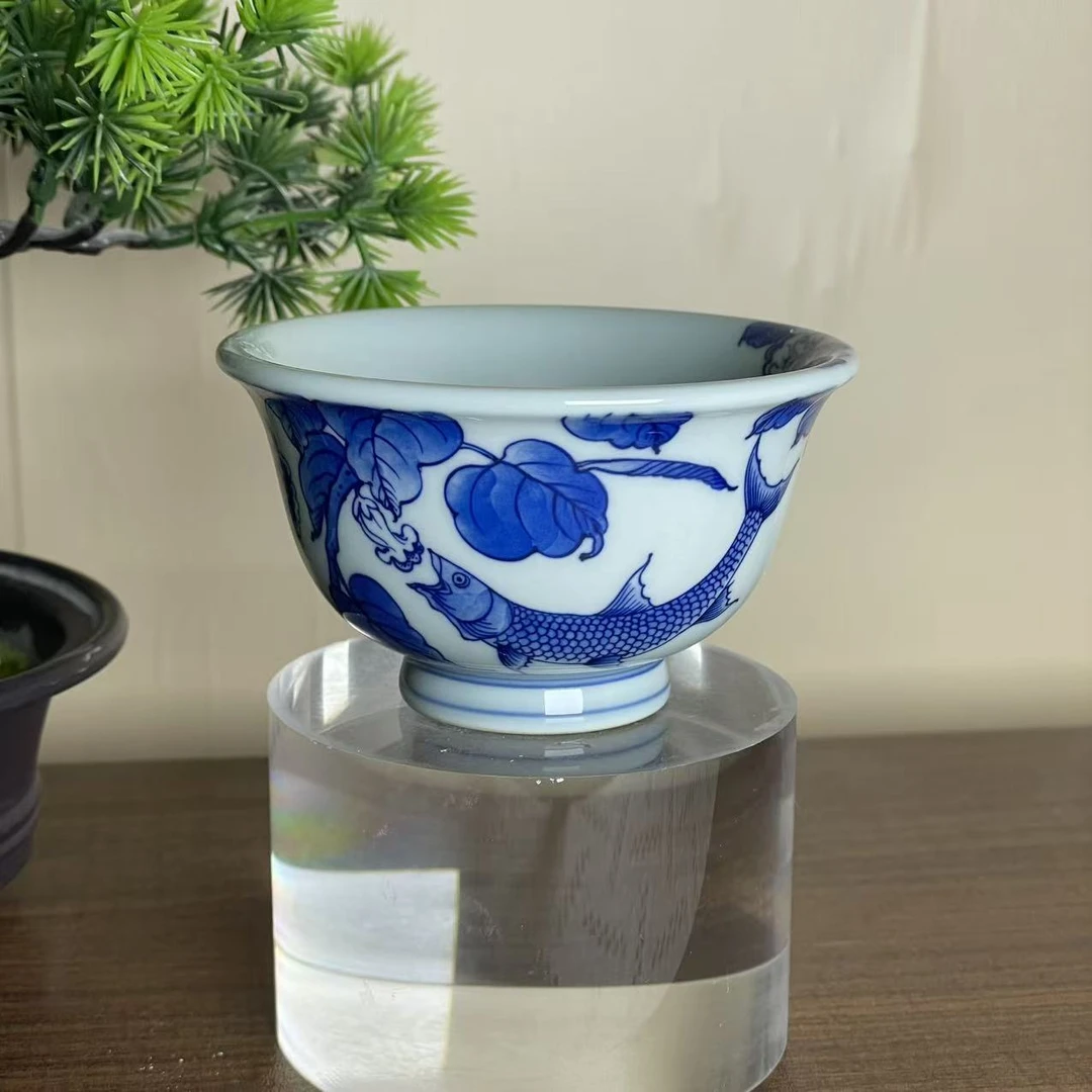 戴窑 鱼主人杯 DY074