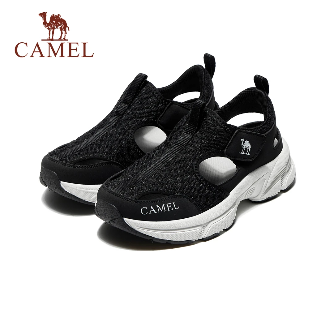 骆驼儿童包头凉鞋25夏季新款网面透气防滑运动鞋男女童跑步鞋4067