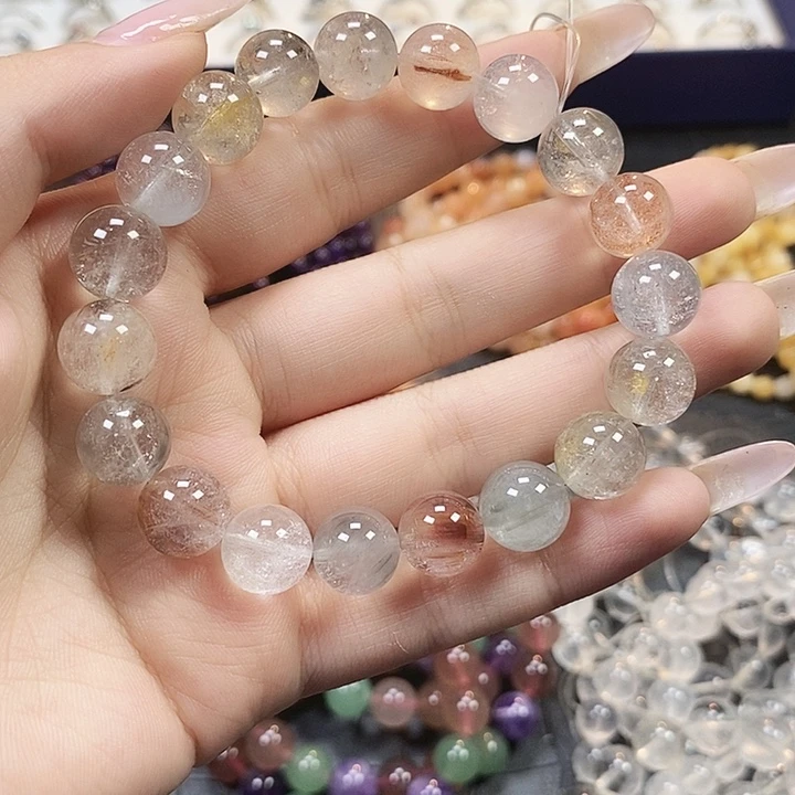 未镶嵌手链水晶兔毛