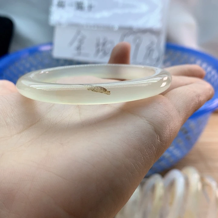 玛瑙/玉髓手镯未镶嵌敏***头