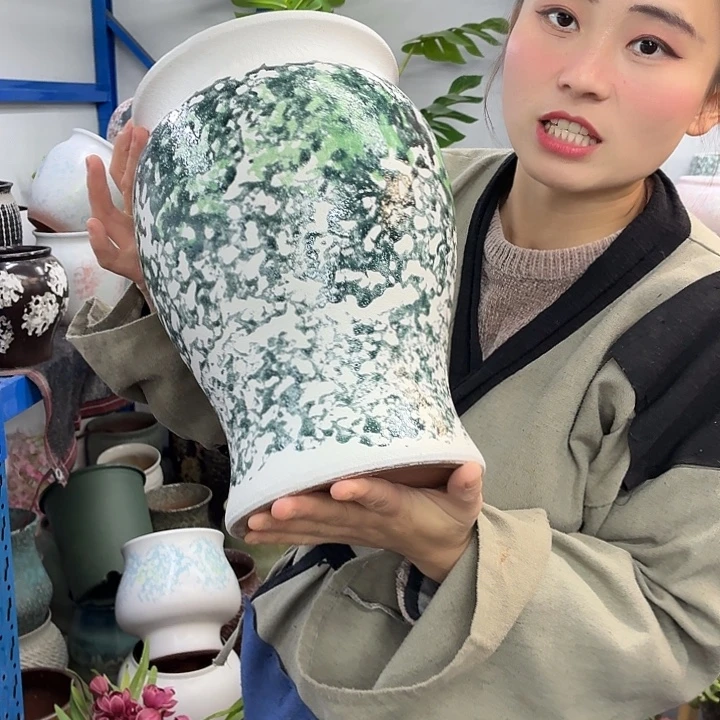 20×30 -粗陶花盆有孔-买买买