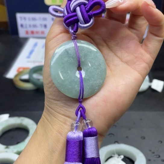 【闪购商品】翡翠手链未镶嵌麻****）翡翠首饰翡翠a货