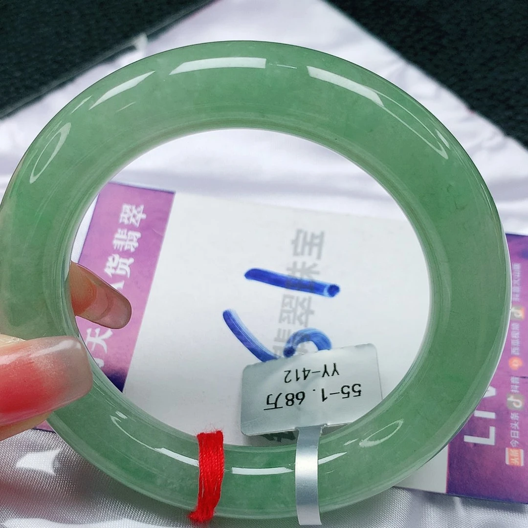 翡翠手镯未镶嵌缅甸天然a货翡翠