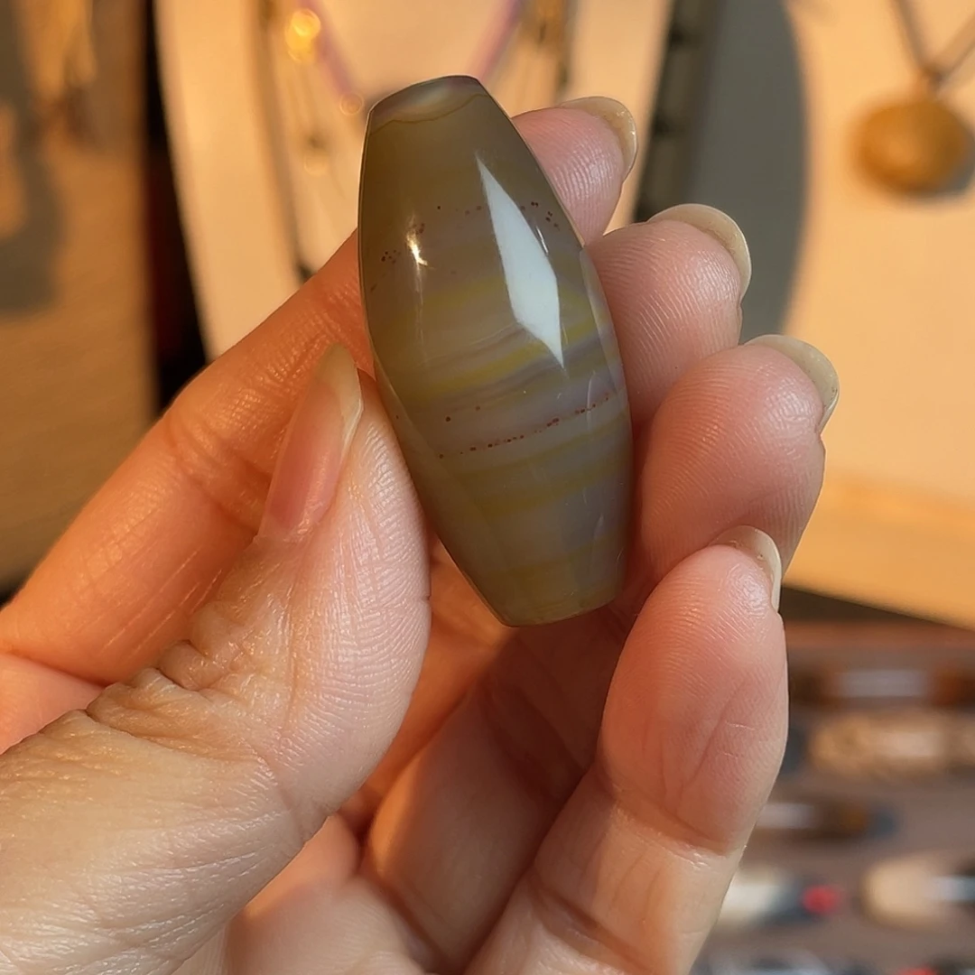 二***光玛瑙/玉髓合金颈饰