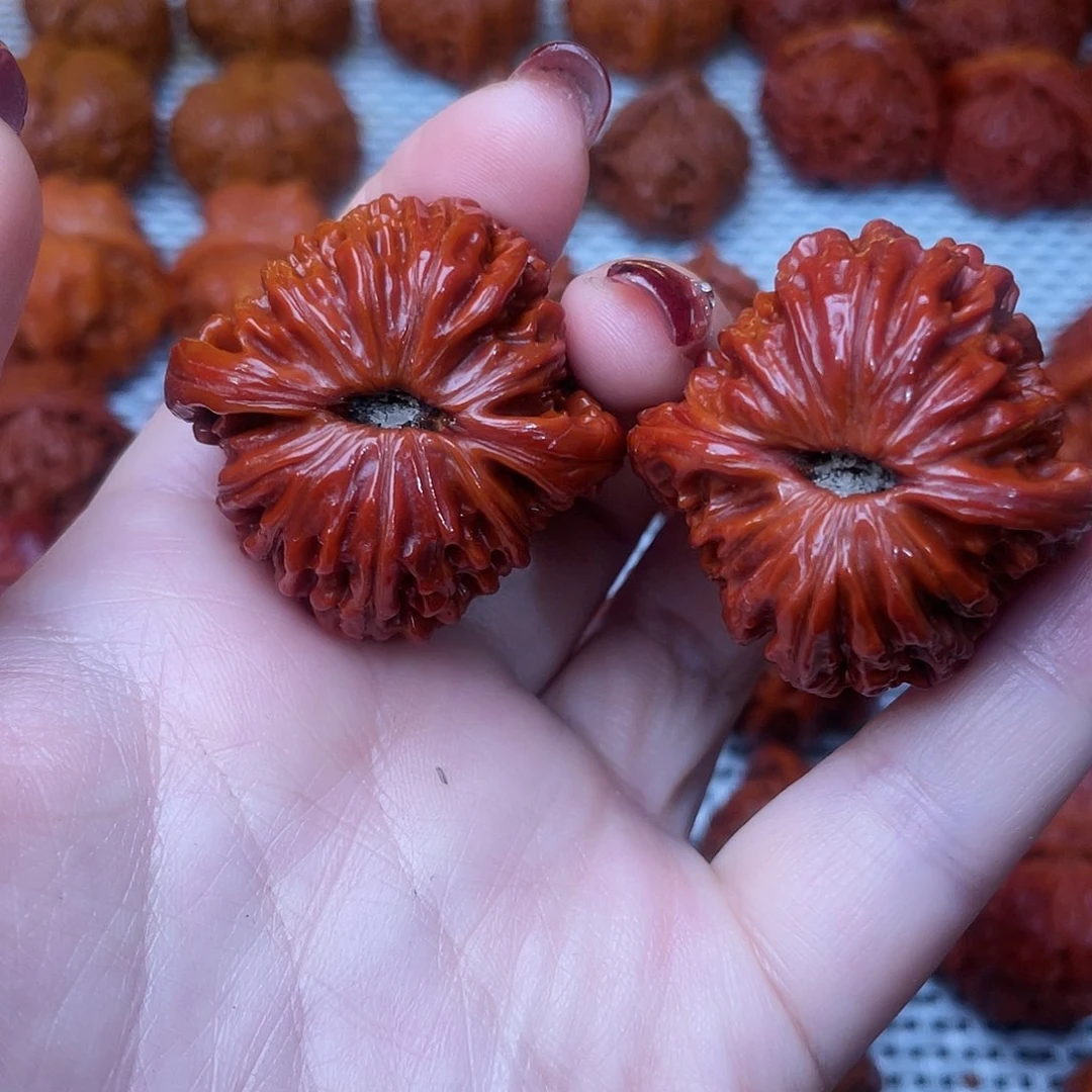 桃核吊坠文玩核桃 手把件 四座楼 40