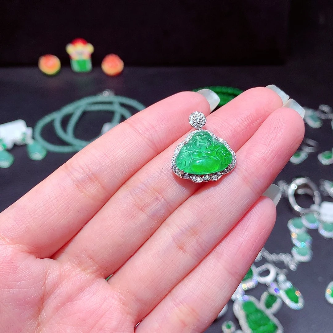 【闪购商品】翡翠吊坠(不含链)未镶嵌